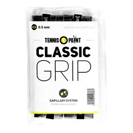 Tennis-Point Classic Grip schwarz 12er